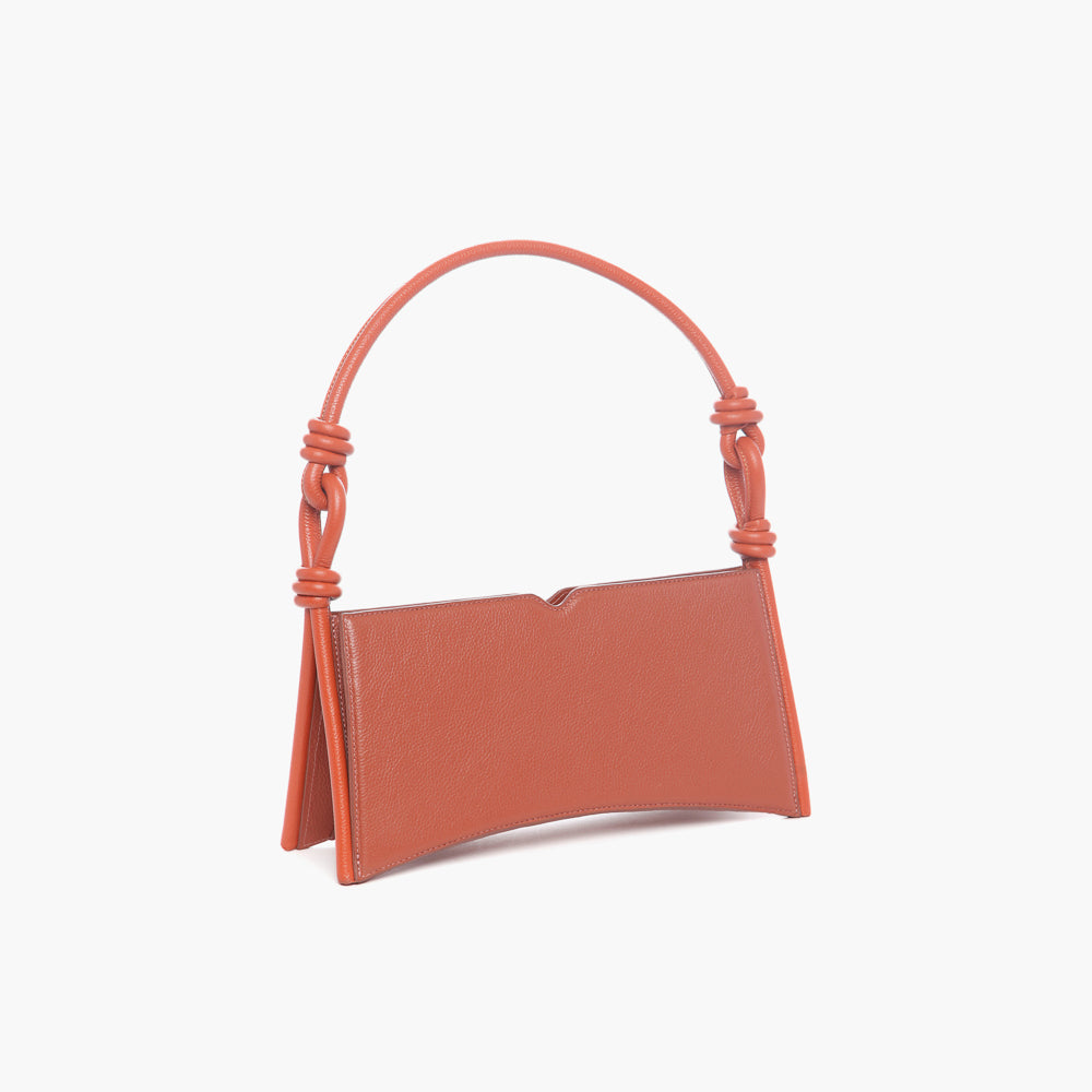 Bolsa Baguette Oro Bofill Marrom
