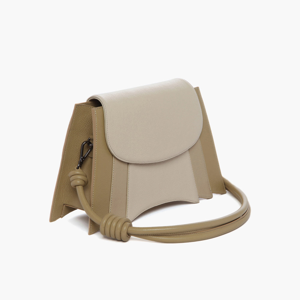 Bolsa Tiracolo Plaza Bofill Bege