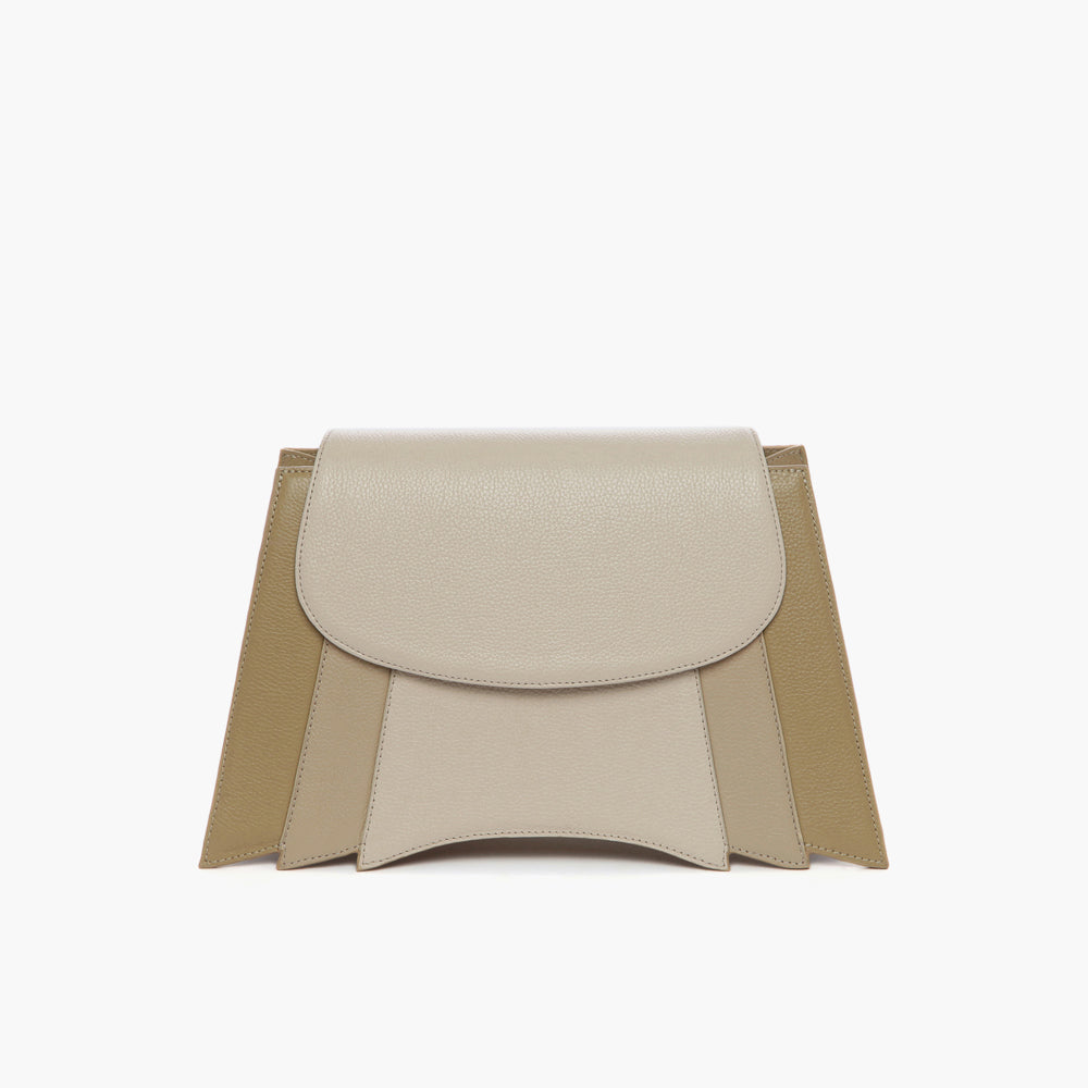 Bolsa Tiracolo Plaza Bofill Bege
