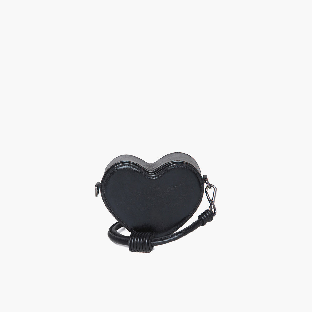 Bolsa Micro Coração Lovers Preto