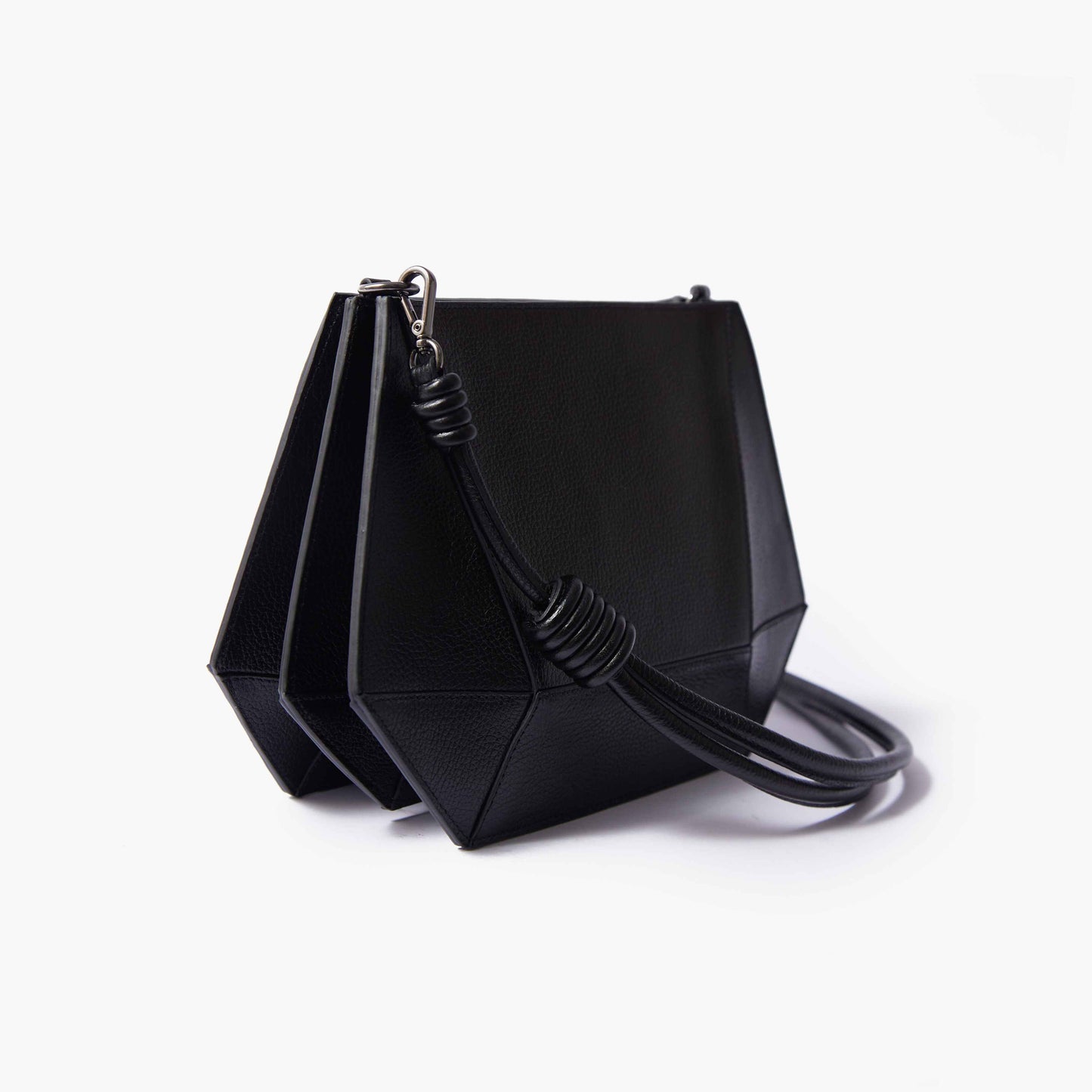 Bolsa Tiracolo Diamond Essence Preto