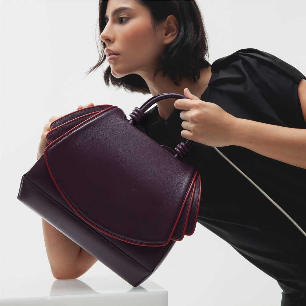 Bolsa Paseo Calatrava Roxo