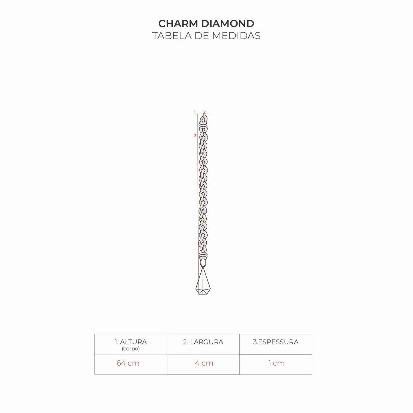 Charm Diamond Essence Preto Shiny