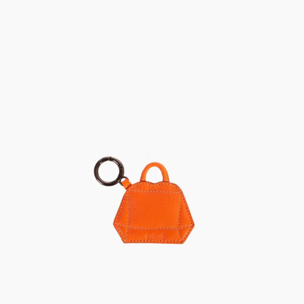 Chaveiro Charm Colecionável Diamante Laranja Sunrise