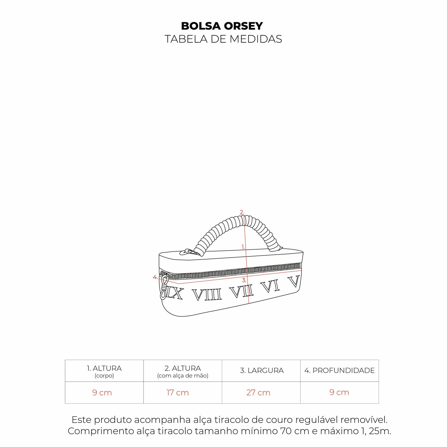 Bolsa Estojo Orsey Bege