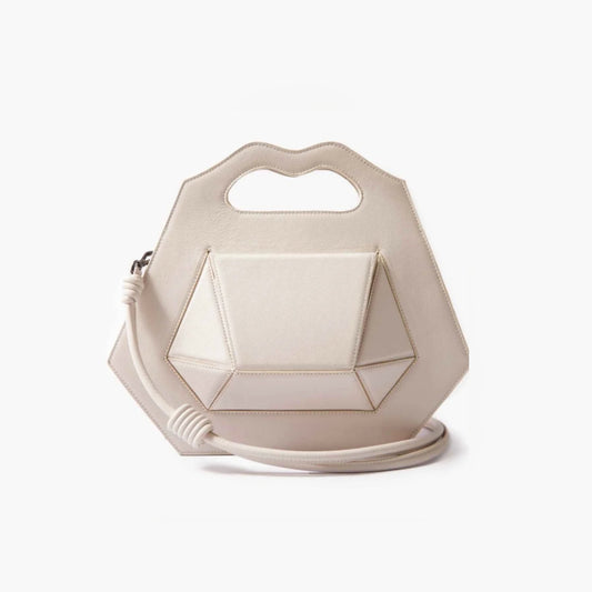 Handbag Diamond Essence Off White