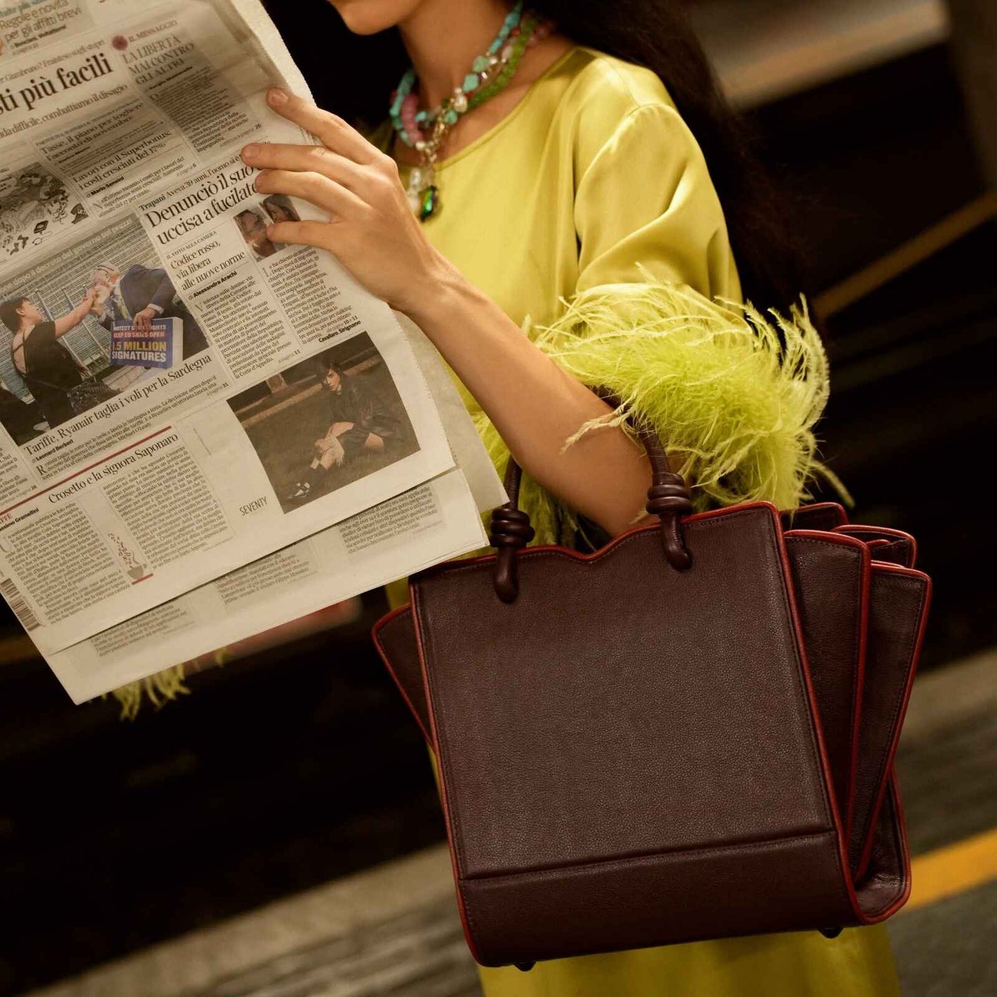Handbag Galeria Roxo