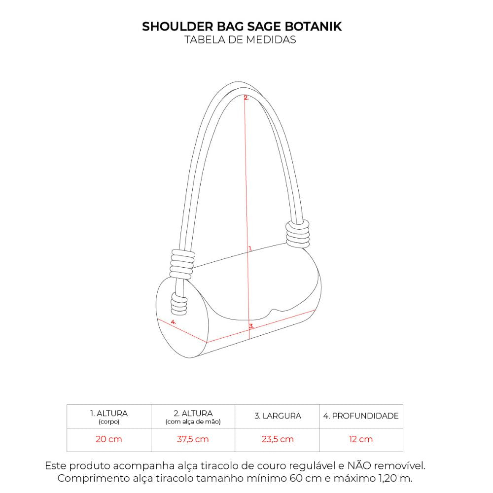 Shoulder Bag Sage Botanik Café