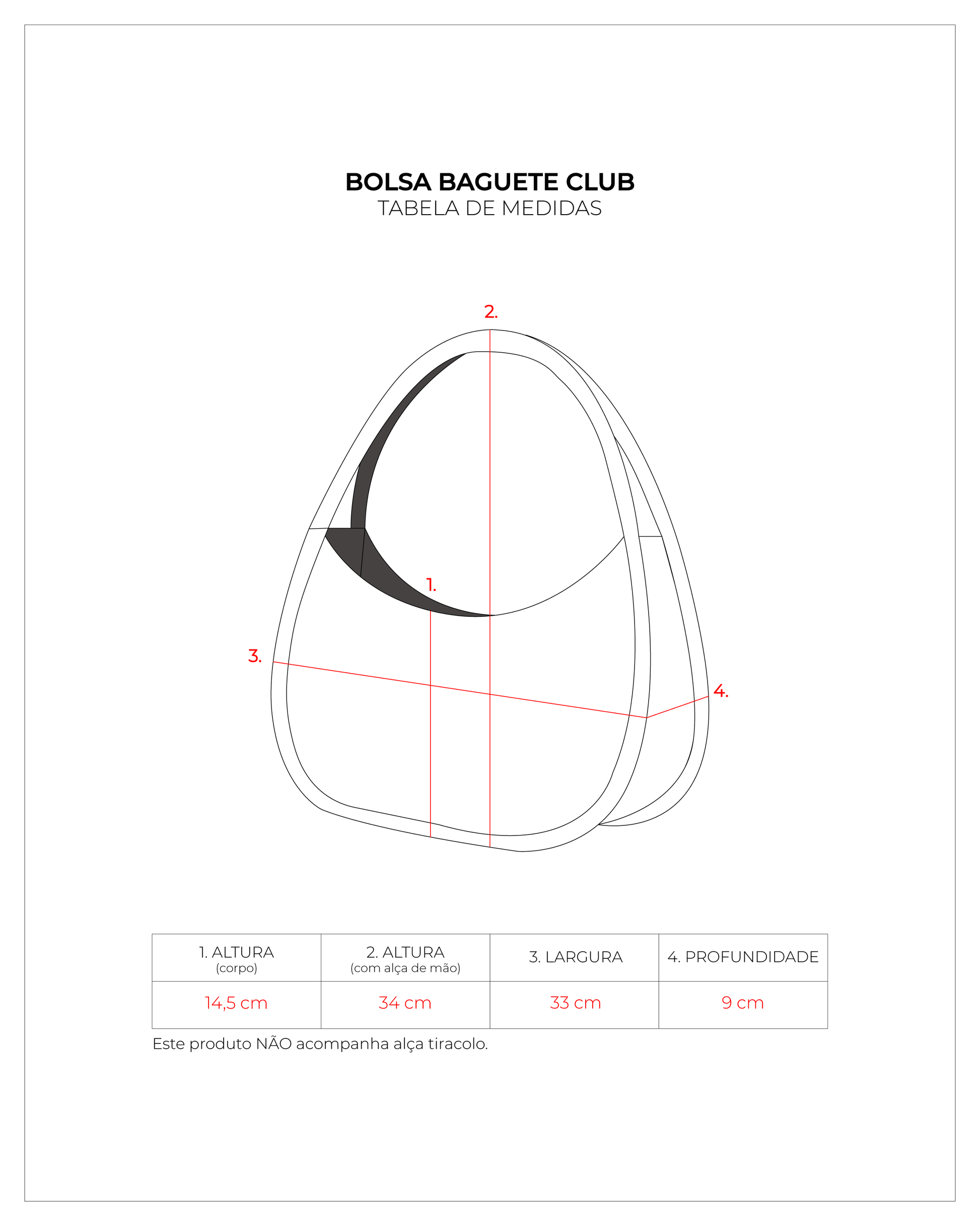 BOLSA BAGUETTE CLUB ROXO COSMOPOLITAN | Soleah