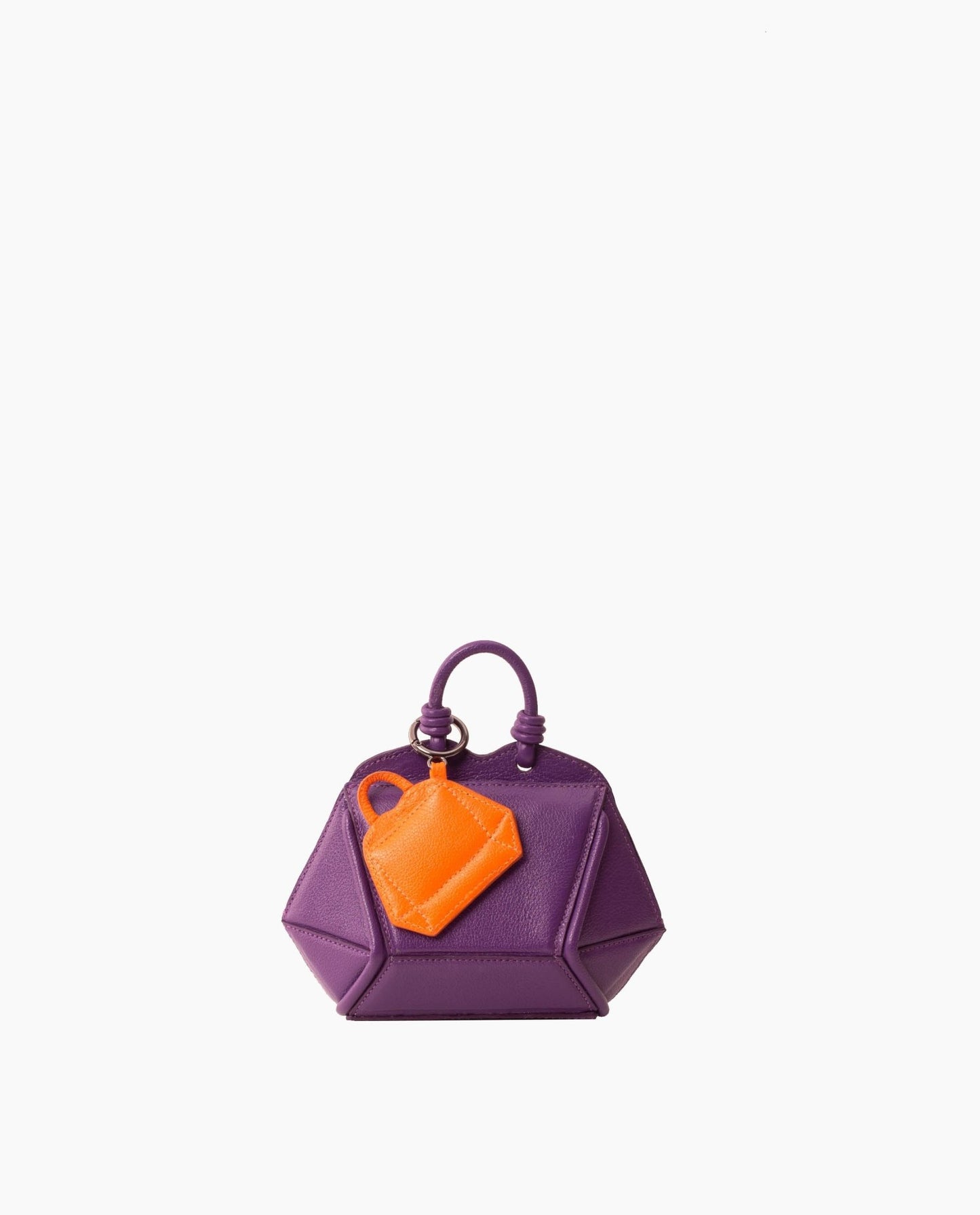 Chaveiro Charm Colecionável Diamante Laranja Sunrise