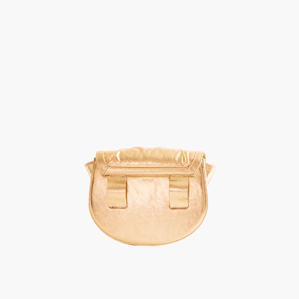 Bolsa Baby Blush Diamante Ouro