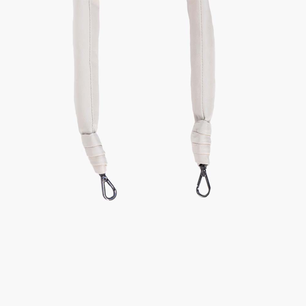 Alça de Couro Baloon Off White