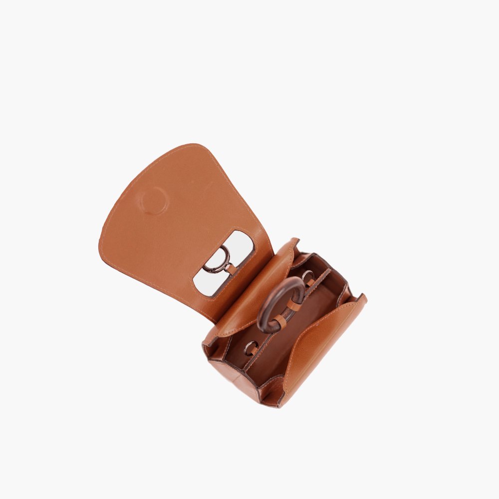 Bolsa Micro Paseo Natural Caramelo Havana