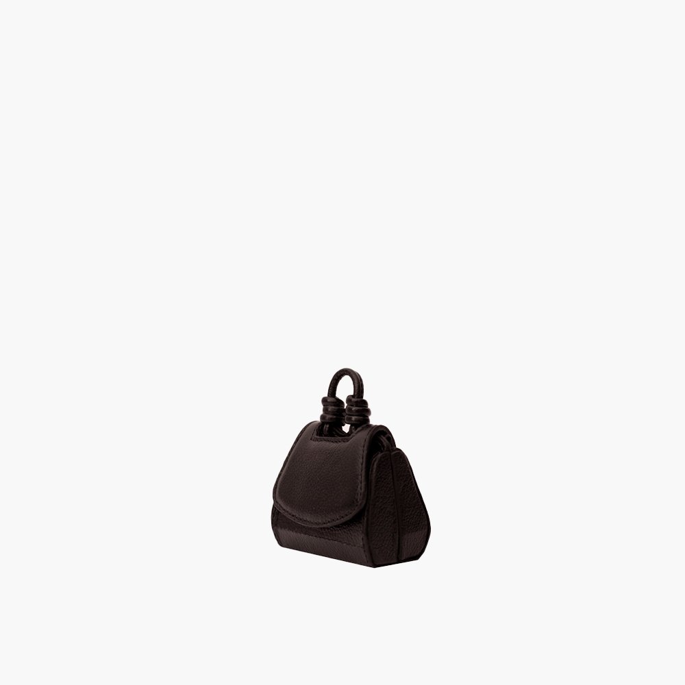 Nano Bolsa de Couro Paseo Preto