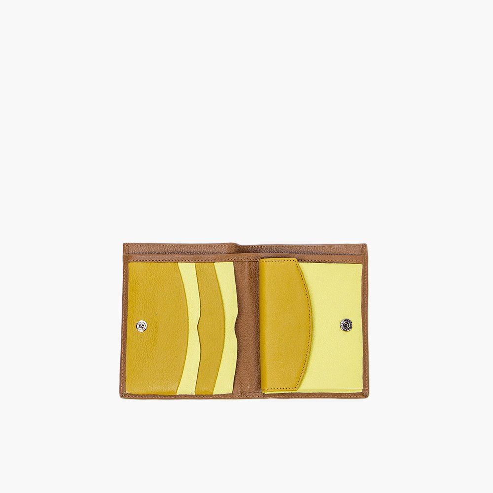 Carteira de Couro Espanha Caramelo