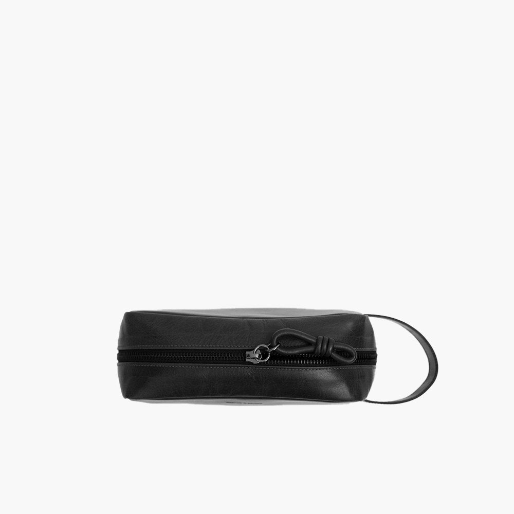 Necessaire de Couro Preto