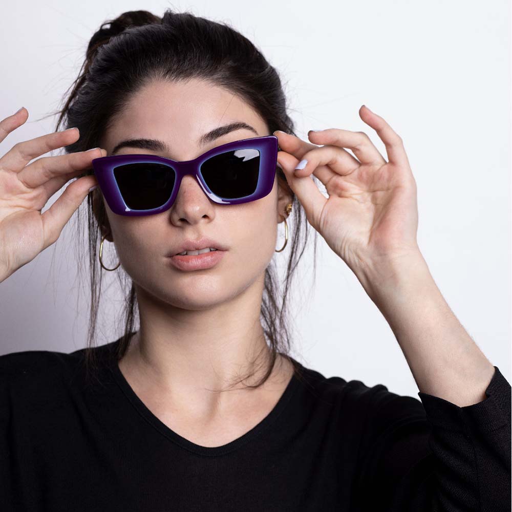 Óculos Solar Imaginária Audaciosa Roxo
