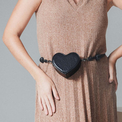 Bolsa Micro Coração Lovers Preto