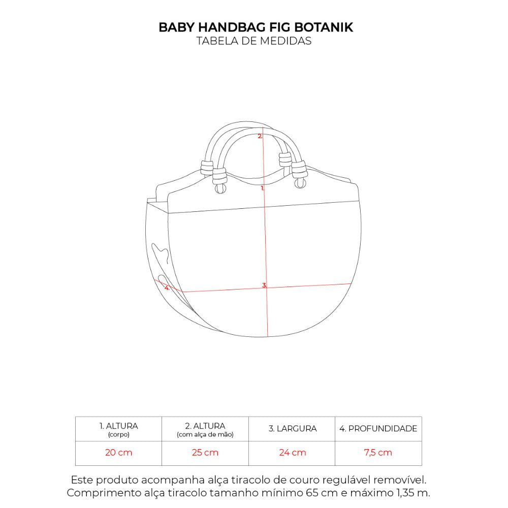 Baby Handbag Fig Botanik Rosé