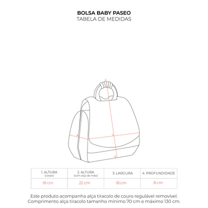 Bolsa Baby Paseo Bofill Rosa