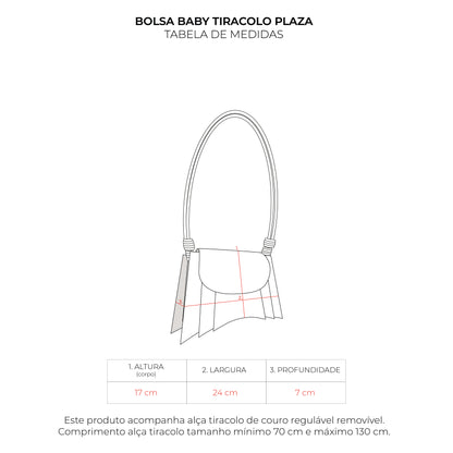 Bolsa Baby Tiracolo Plaza Bofill Rosa