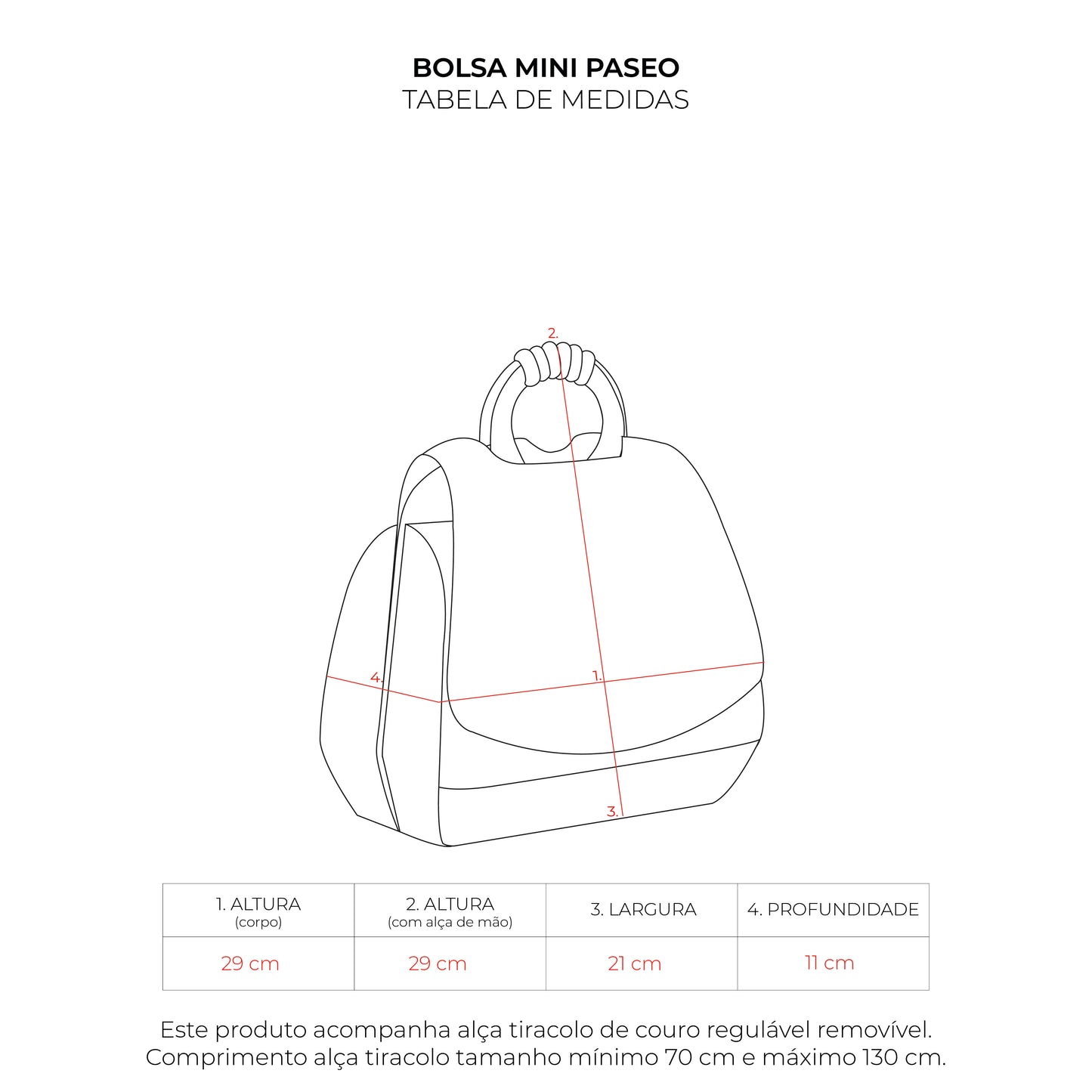 Bolsa Mini Paseo Bofill Marrom