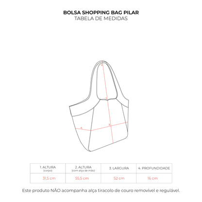 Shopping Bag Pilar Bofill Roxo