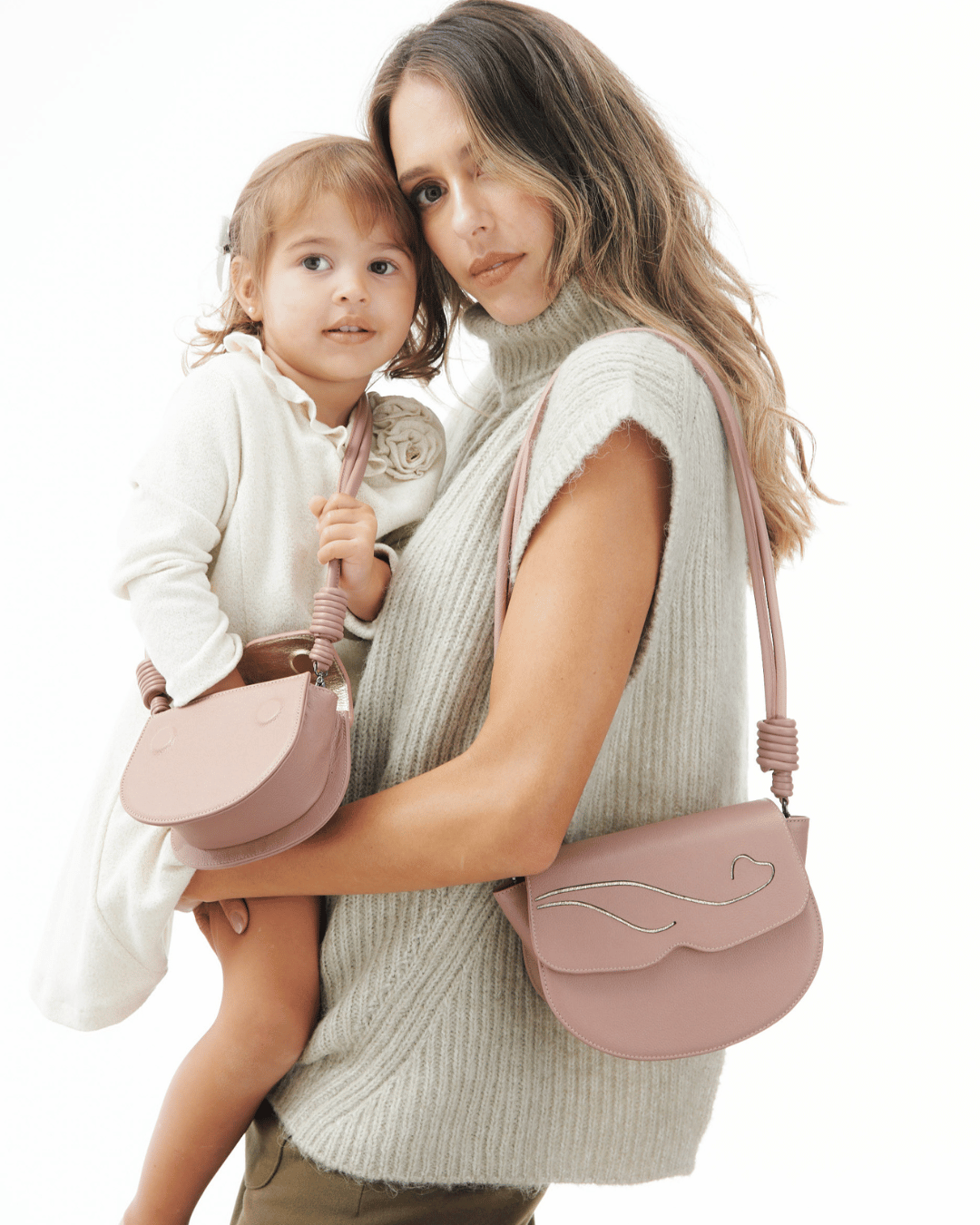 Bolsa Baby Tiracolo Iris Botanik Rosé