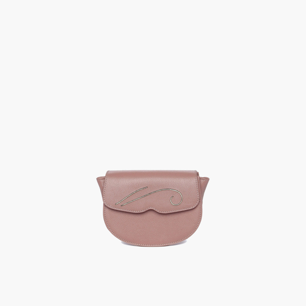 Bolsa Micro Tiracolo Iris Botanik Rosé