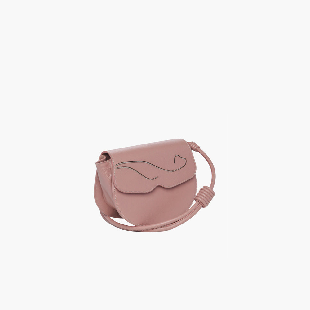 Bolsa Micro Tiracolo Iris Botanik Rosé