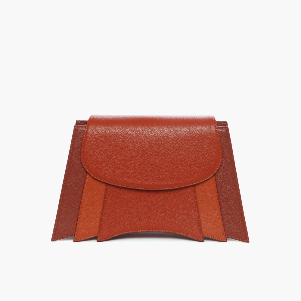 Bolsa Tiracolo Plaza Bofill Marrom