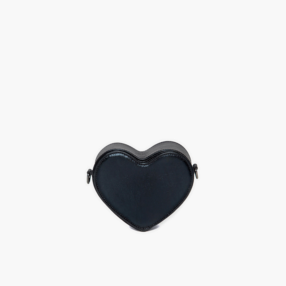 Bolsa Micro Coração Lovers Preto