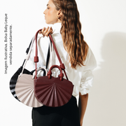 Baby Bolsa Leque Vinho
