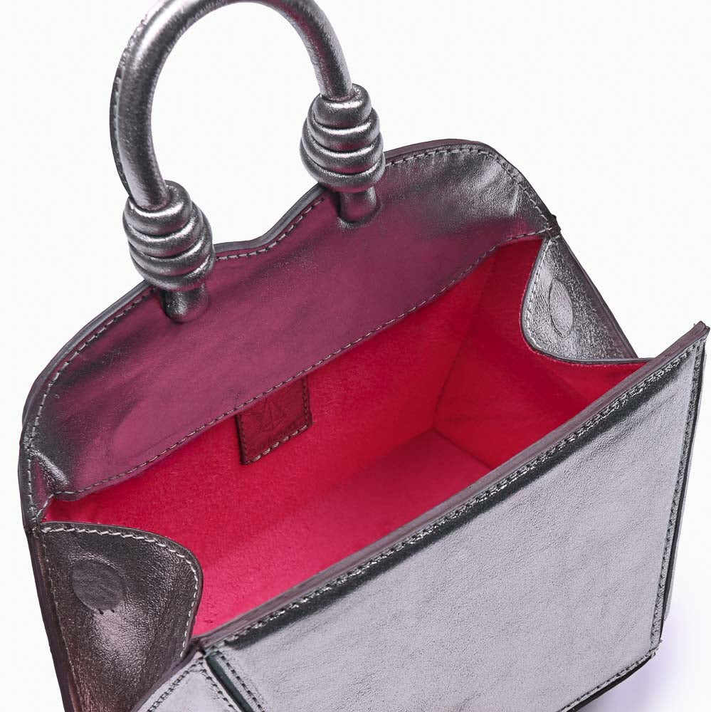 Bolsa Baby Diamante Prata