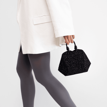 Bolsa Baby Diamante Essence Preto Shiny