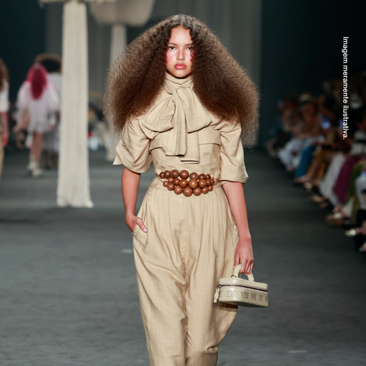 Bolsa Estojo Orsey Bege