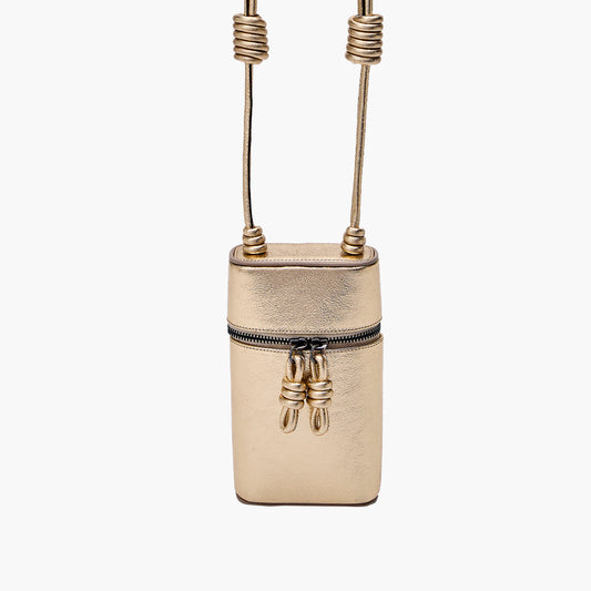 Bolsa Tiracolo Estojo Íris Lyra Ouro