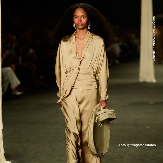 Bolsa Tote o Tempo Bege