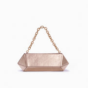 Bolsa Clutch Diamante Ouro