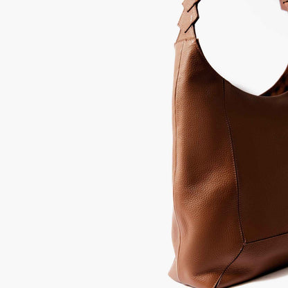 Bolsa Hobo Diamond Essence Caramelo