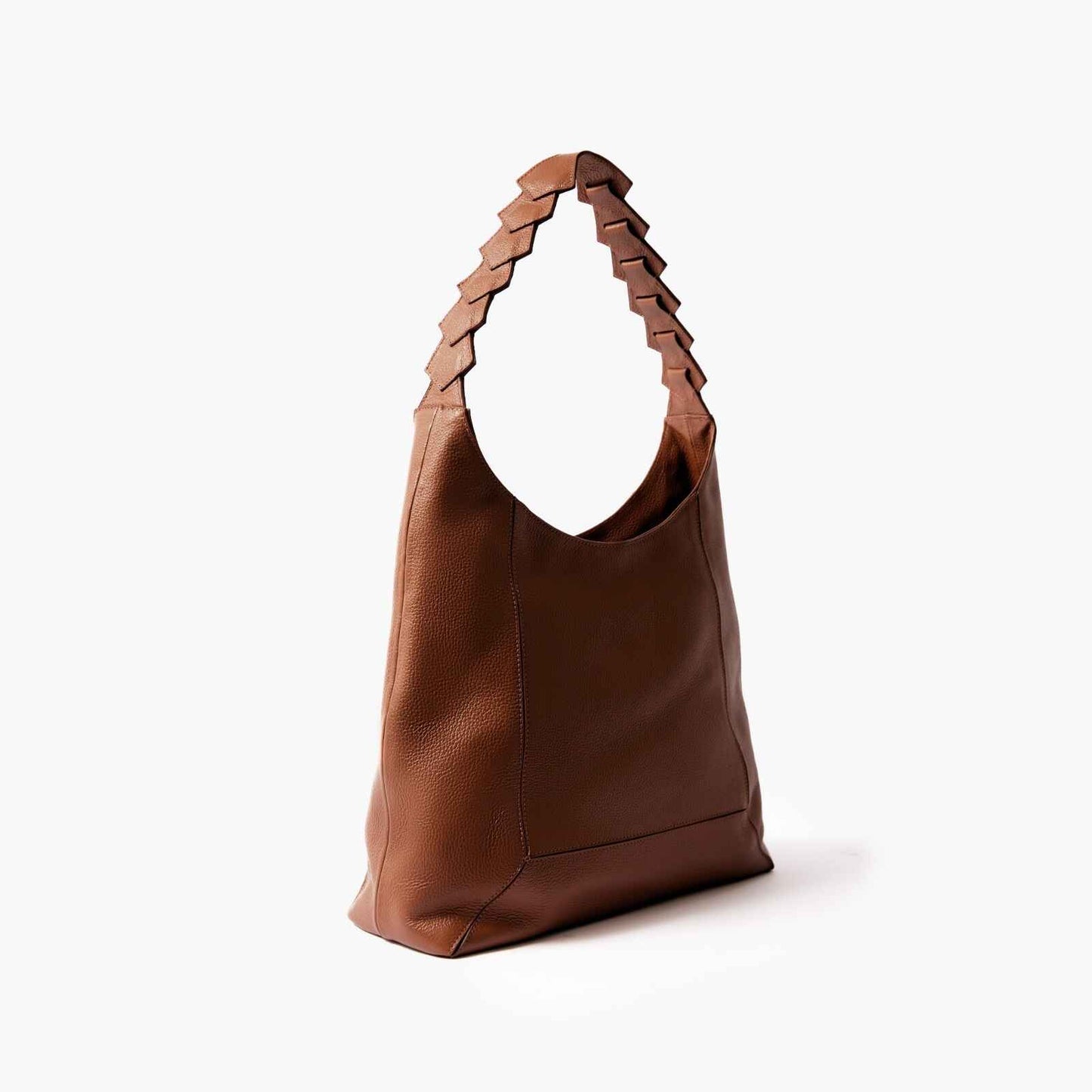 Bolsa Hobo Diamond Essence Caramelo