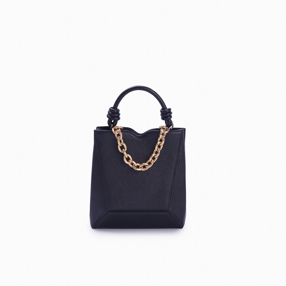 Bolsa Mini Tote Diamante Preto