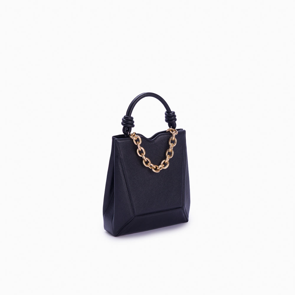 Bolsa Mini Tote Diamante Preto
