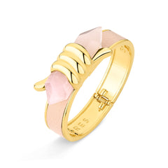 Bracelete Aurum Soleah + Maria Dolores Quartzo Rosa