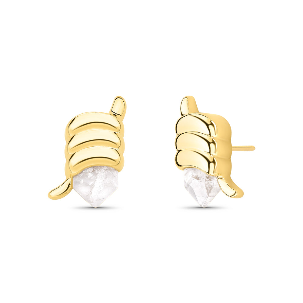 Brinco Aurum Soleah + Maria Dolores Cristal