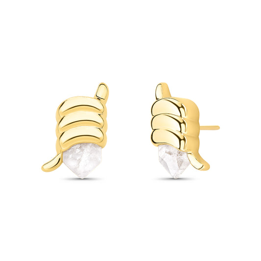 Brinco Aurum Soleah + Maria Dolores Cristal