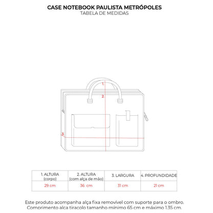 Case Notebook Paulista Metrópoles Caramelo