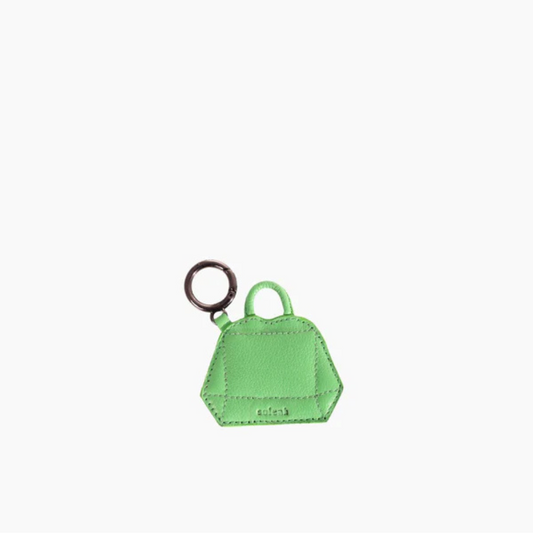 Chaveiro Charm Colecionável Diamante Verde Grass