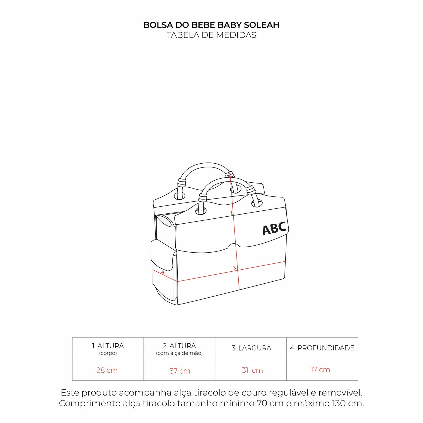 Bolsa do Bebe Baby Soleah Cinza Claro