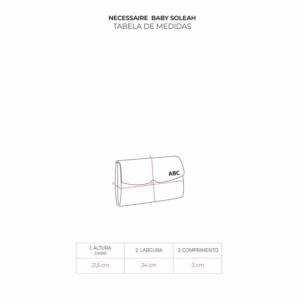 Necessaire Baby Soleah Caramelo